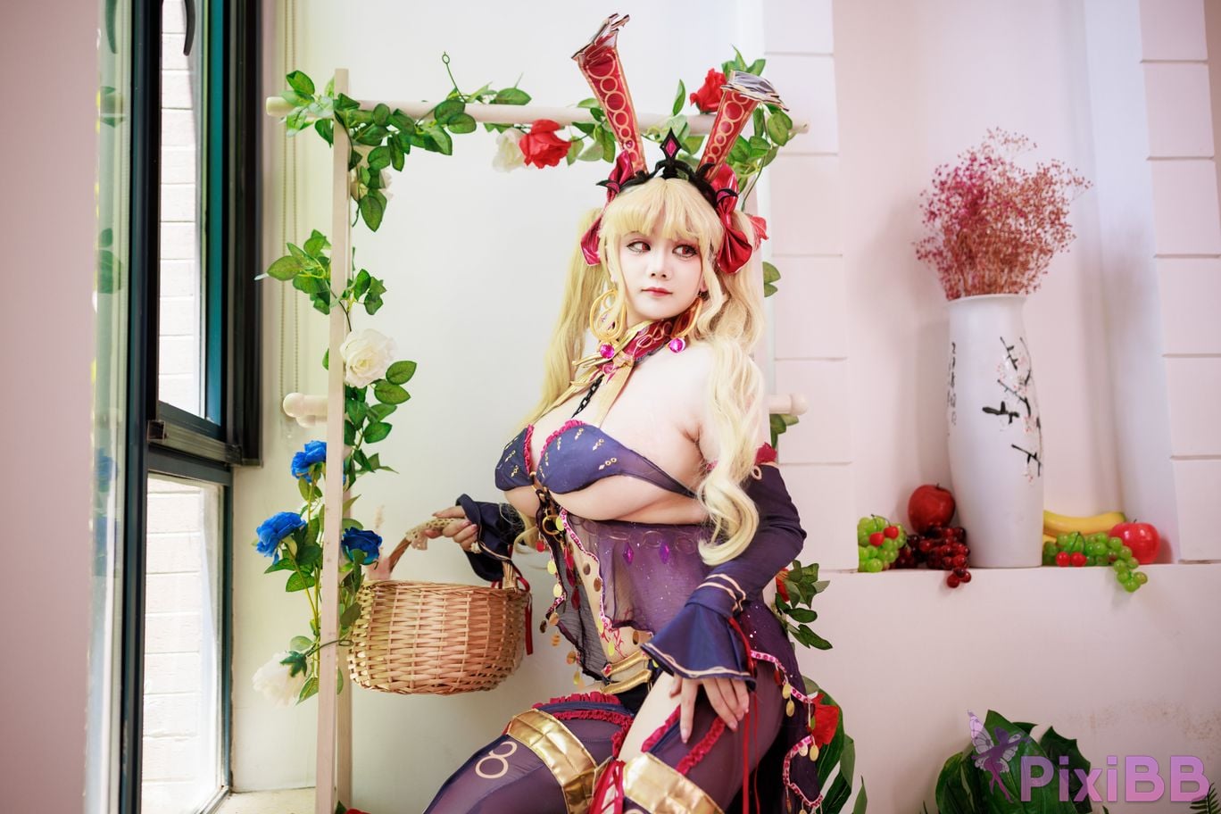 Cosplayer A Xuexue FGO Gun Rin Bunny Girl PixiBB.COM 093