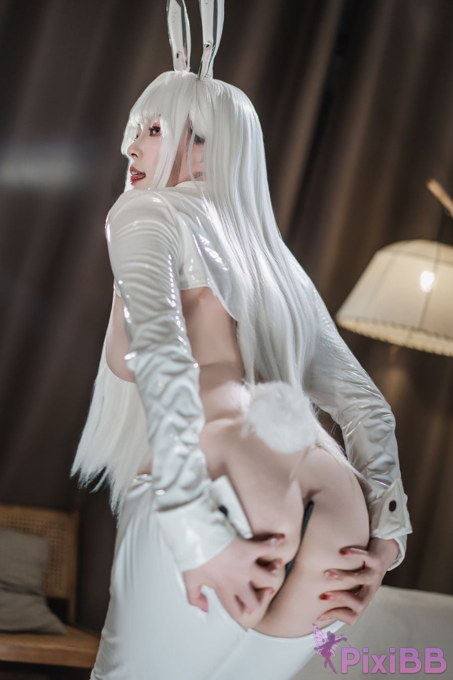 Cosplayer Natsuko Xia Xiazi NIKKE Blanche Reverse bunny girl PixiBB.COM 016
