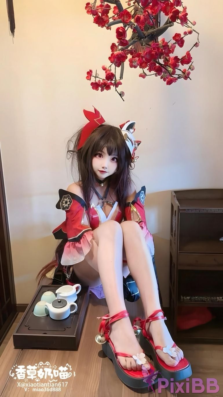 Cosplayer Vanilla Milk Meow firework PixiBB.COM 003