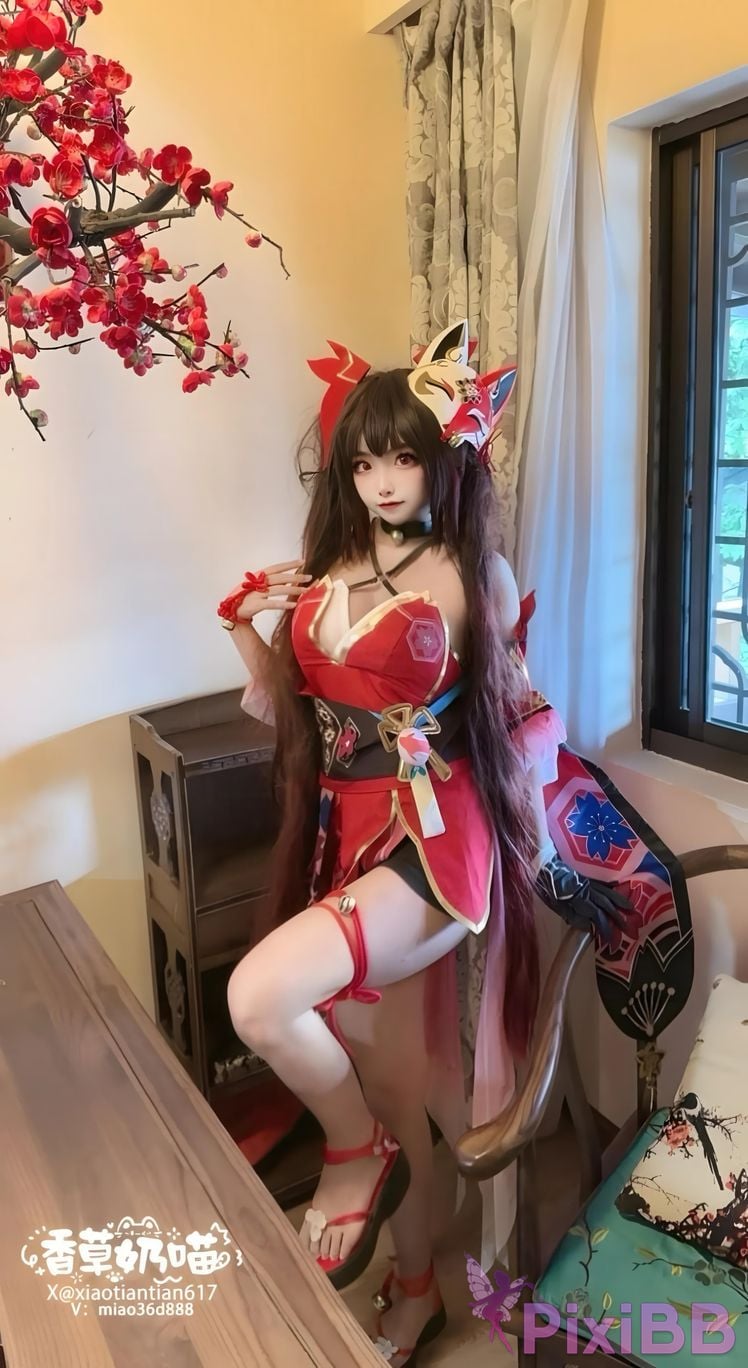 Cosplayer Vanilla Milk Meow firework PixiBB.COM 004