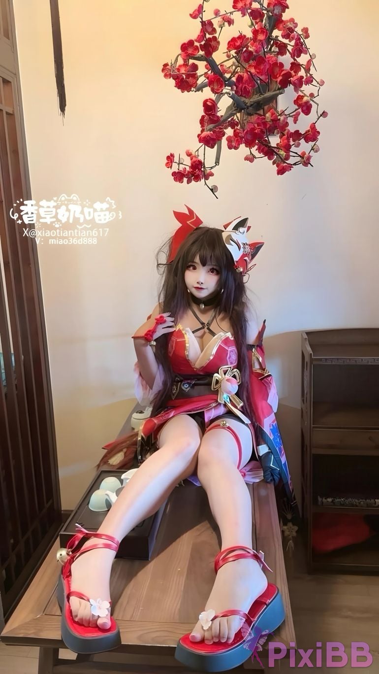 Cosplayer Vanilla Milk Meow firework PixiBB.COM 007