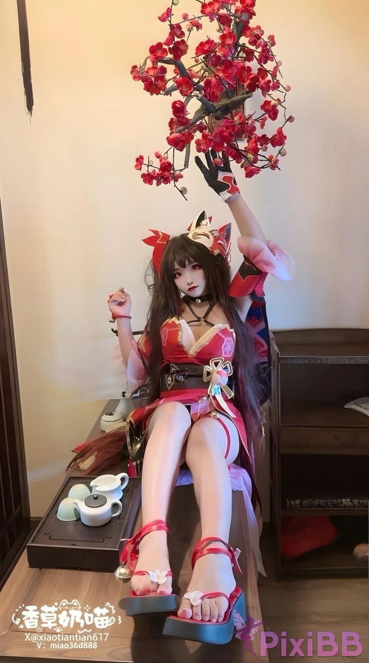 Cosplayer Vanilla Milk Meow firework PixiBB.COM 012