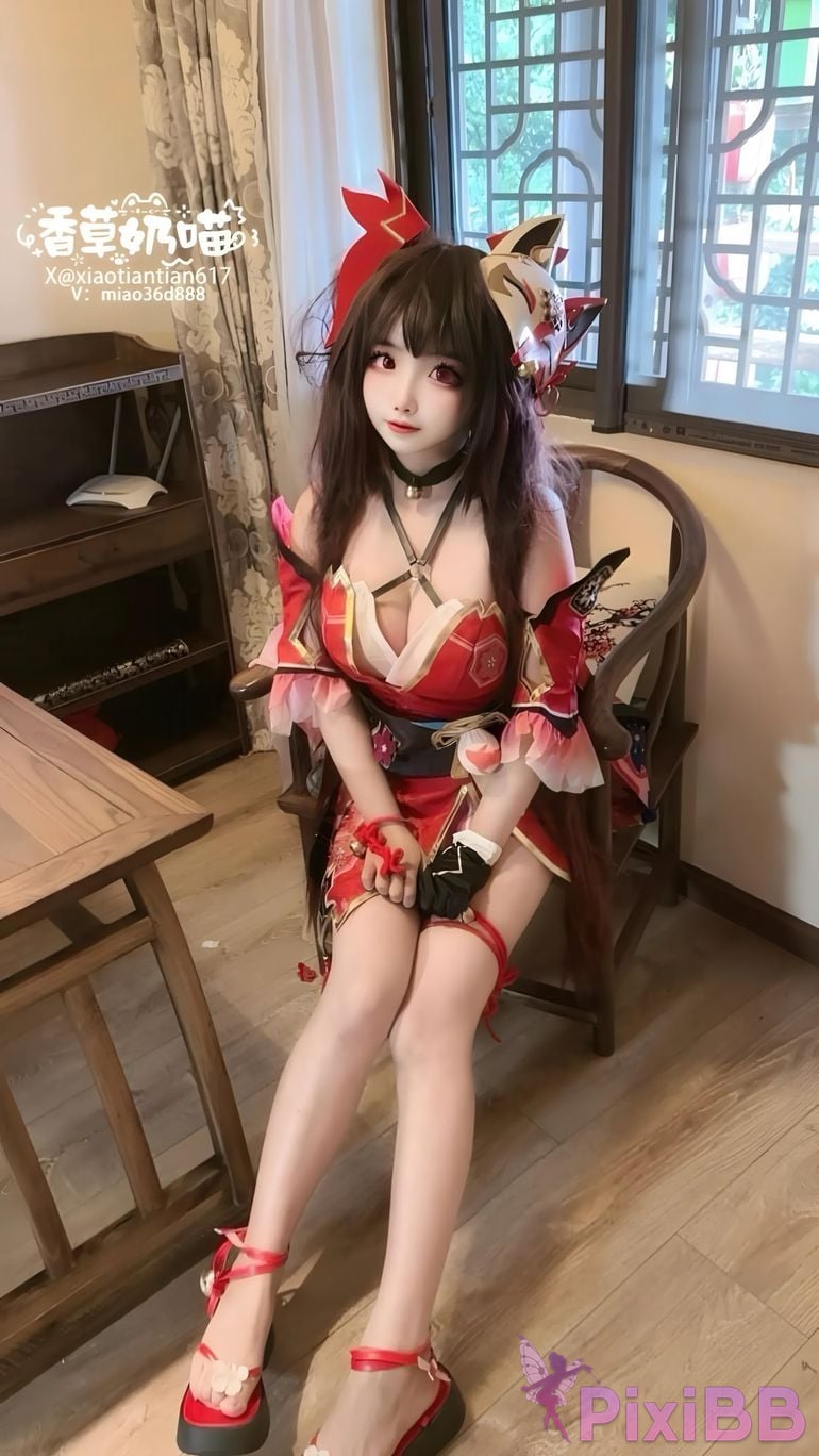 Cosplayer Vanilla Milk Meow firework PixiBB.COM 015