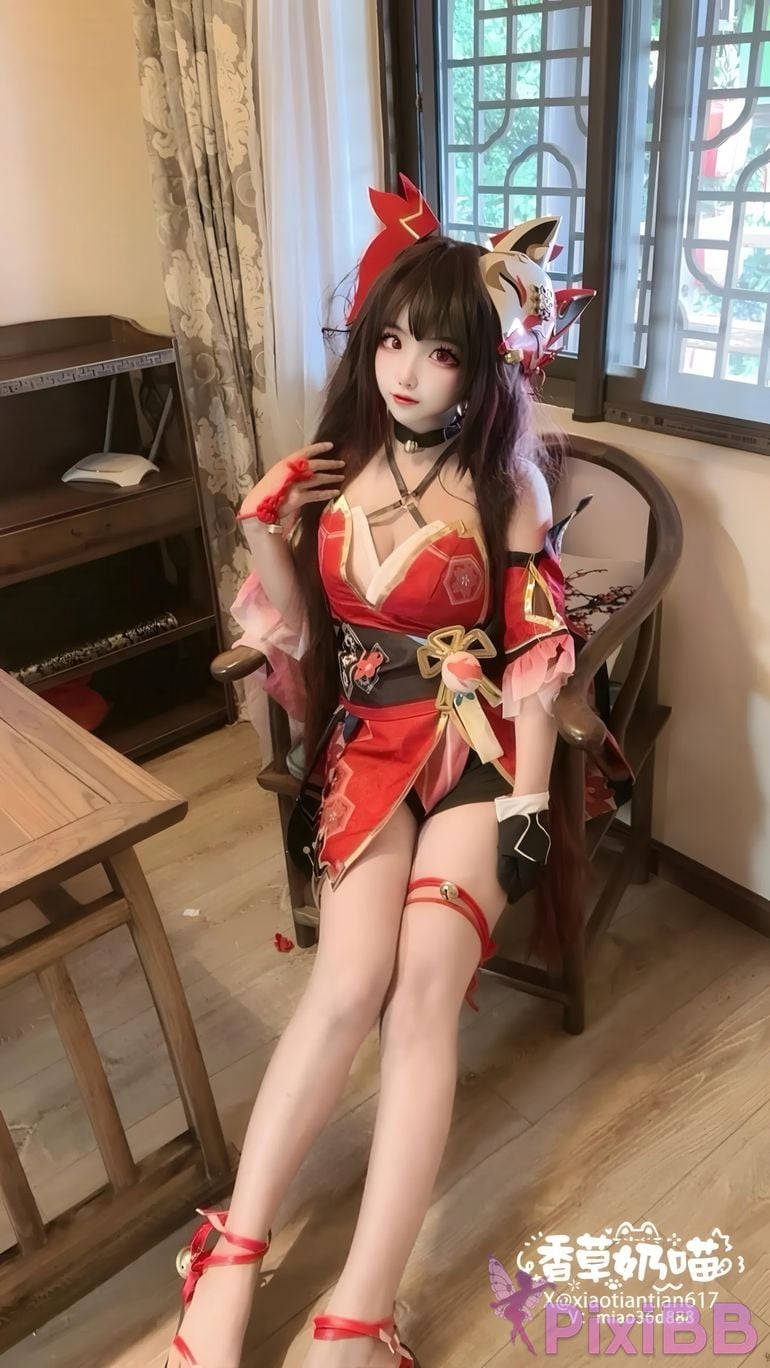 Cosplayer Vanilla Milk Meow firework PixiBB.COM 016