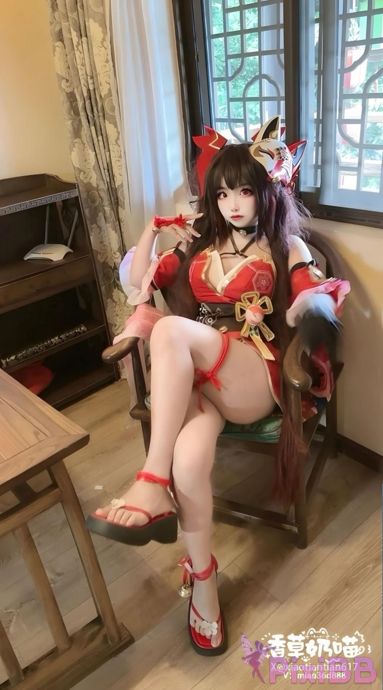 Cosplayer Vanilla Milk Meow firework PixiBB.COM 019