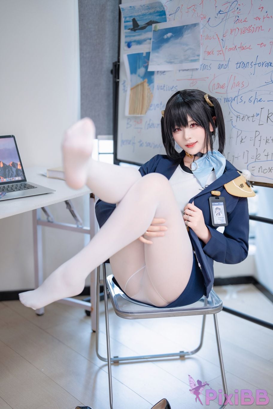 Cosplayer Senior Sister Xuan Xiao Nikke goddess of victory sola PixiBB.COM 016