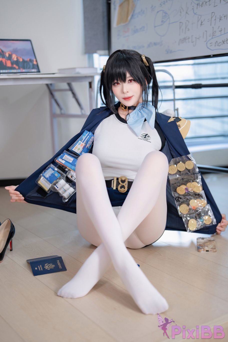 Cosplayer Senior Sister Xuan Xiao Nikke goddess of victory sola PixiBB.COM 019