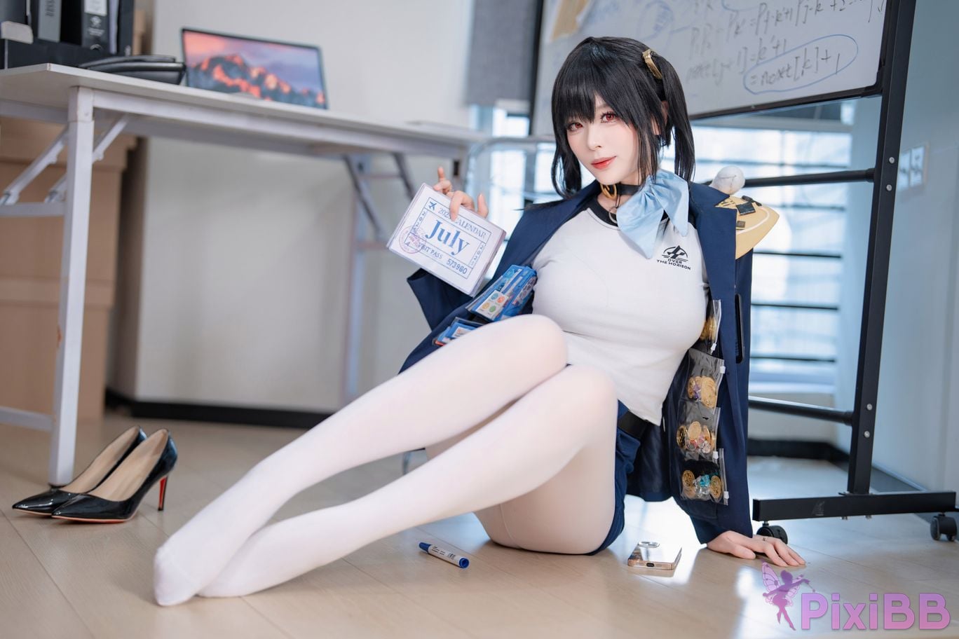 Cosplayer Senior Sister Xuan Xiao Nikke goddess of victory sola PixiBB.COM 022