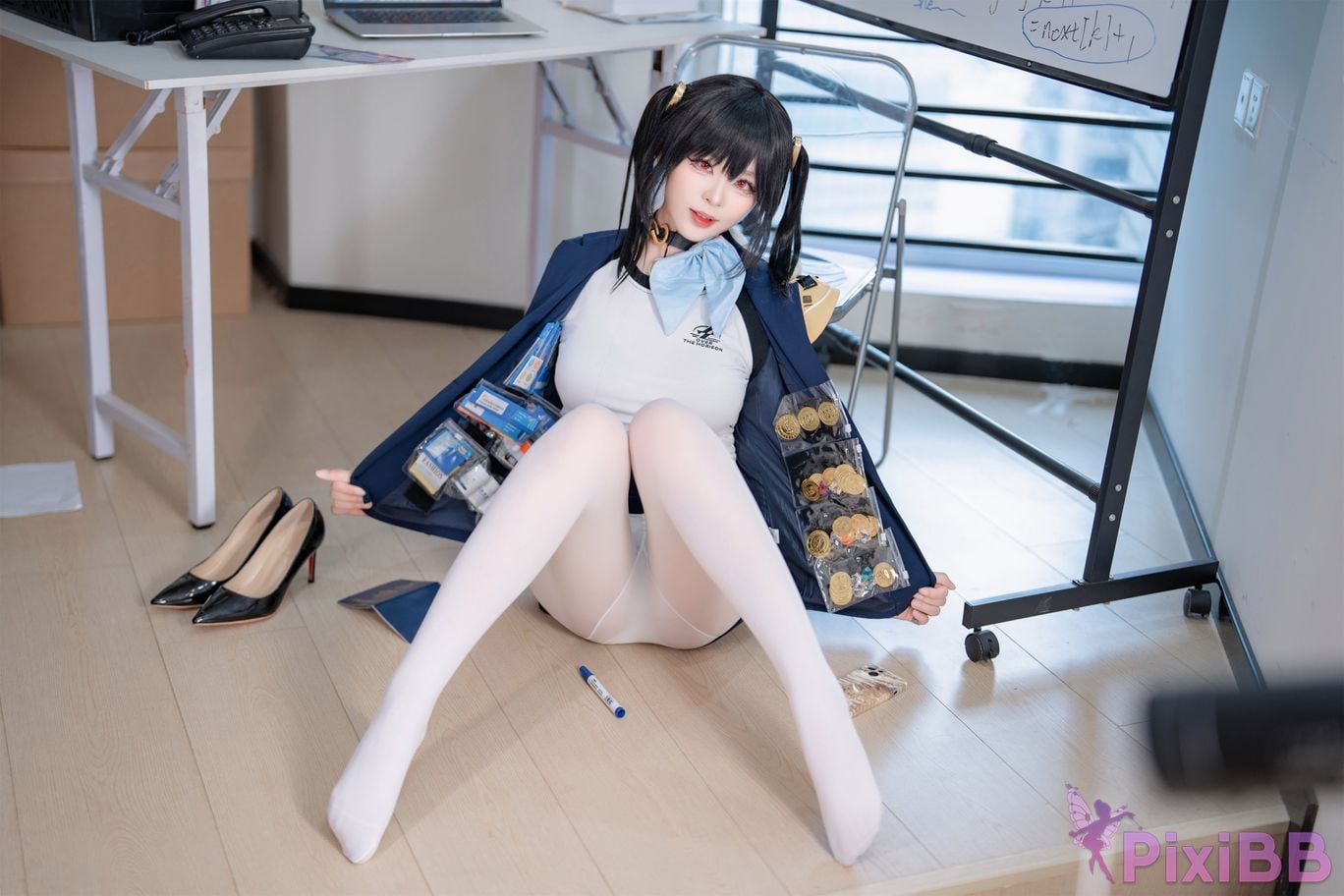 Cosplayer Senior Sister Xuan Xiao Nikke goddess of victory sola PixiBB.COM 026