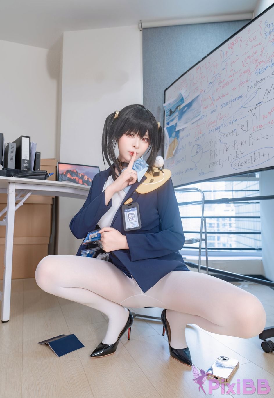 Cosplayer Senior Sister Xuan Xiao Nikke goddess of victory sola PixiBB.COM 040