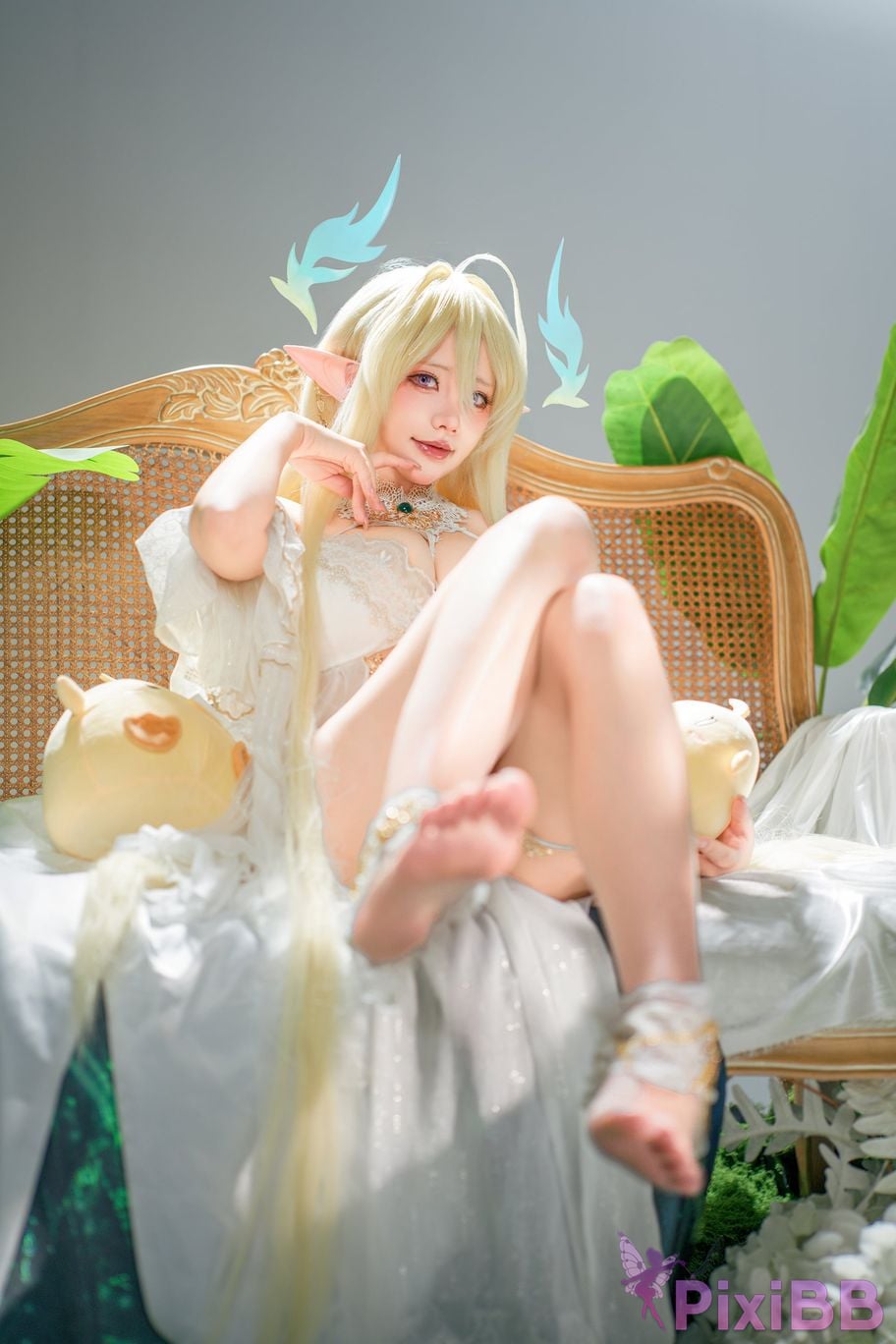 Cosplayer Is it a little bear azur lane golden lion PixiBB.COM 036