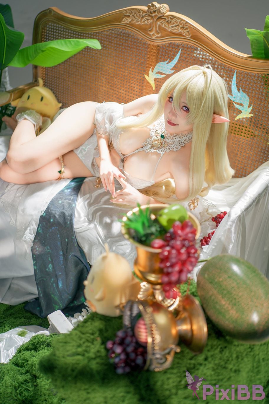 Cosplayer Is it a little bear azur lane golden lion PixiBB.COM 045