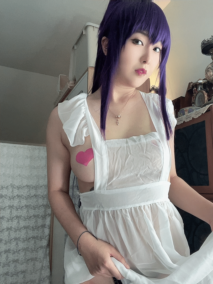 Cosplayer Little Rongzi gurgling w Academy Apocalypse Busujima Saeko PixiBB.COM 041