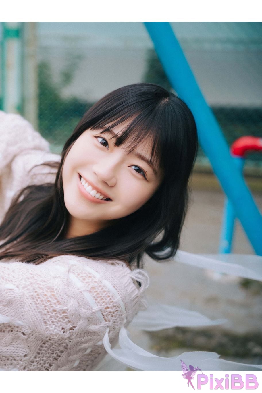 Japanese Idol Riko Kudo STU48 LOOK ME Young Champion Digigra PixiBB.COM 004