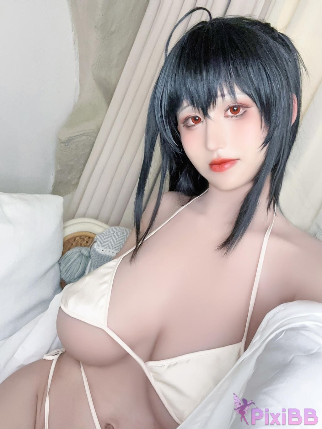 Cosplayer Three oclock in the morning azur lane Dafeng swimsuit PixiBB.COM 124