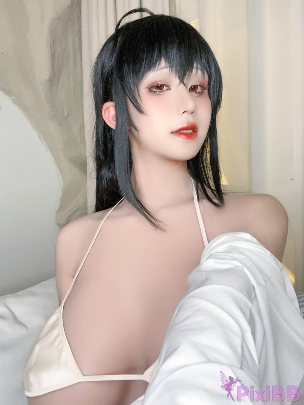 Cosplayer Three oclock in the morning azur lane Dafeng swimsuit PixiBB.COM 130