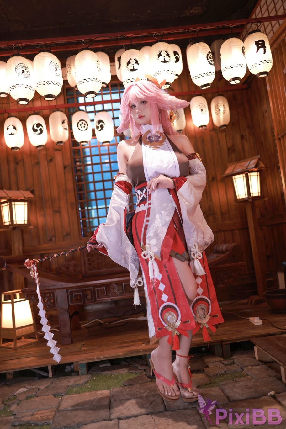 Cosplayer Three oclock in the morning Yae Miko PixiBB.COM 063