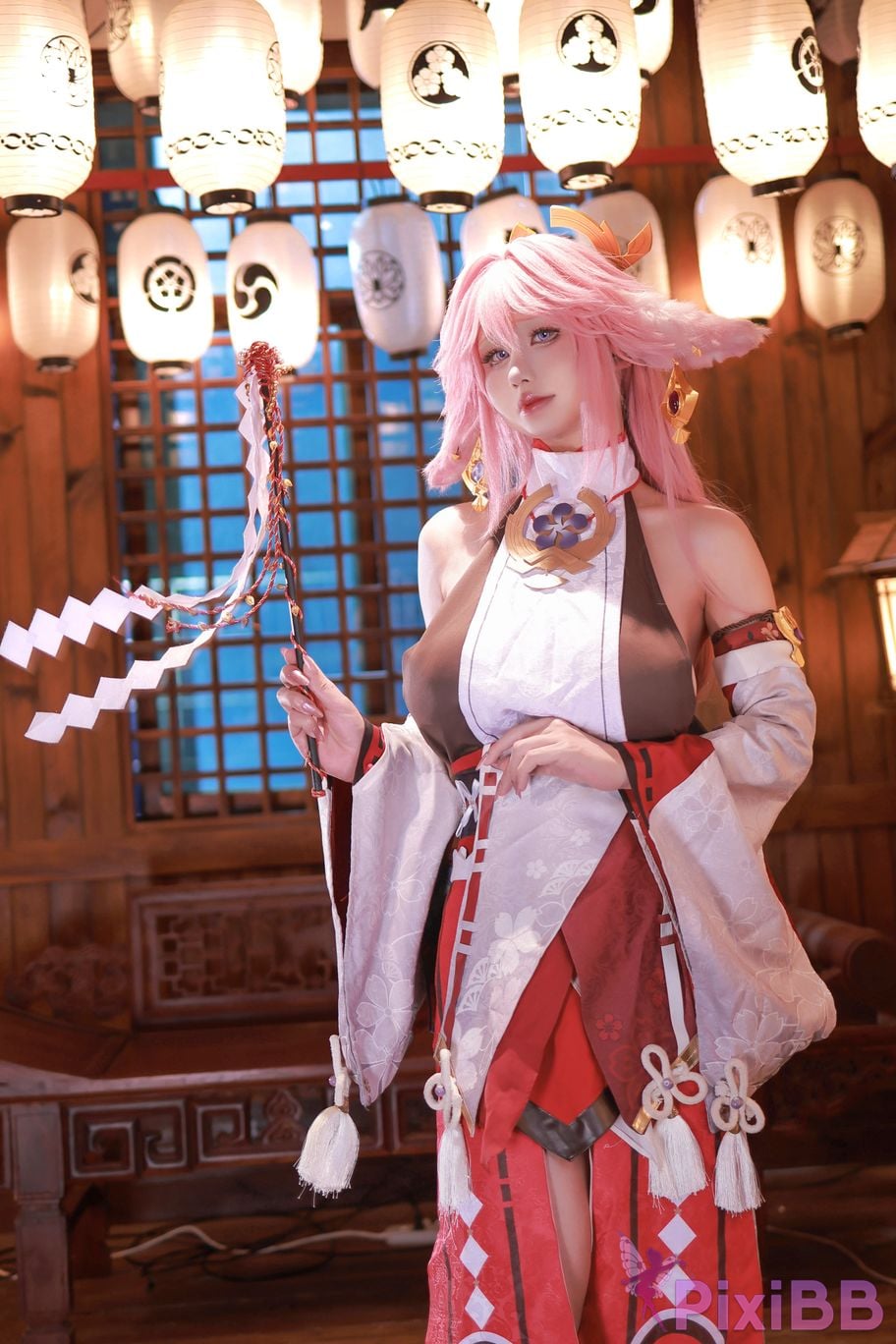 Cosplayer Three oclock in the morning Yae Miko PixiBB.COM 064