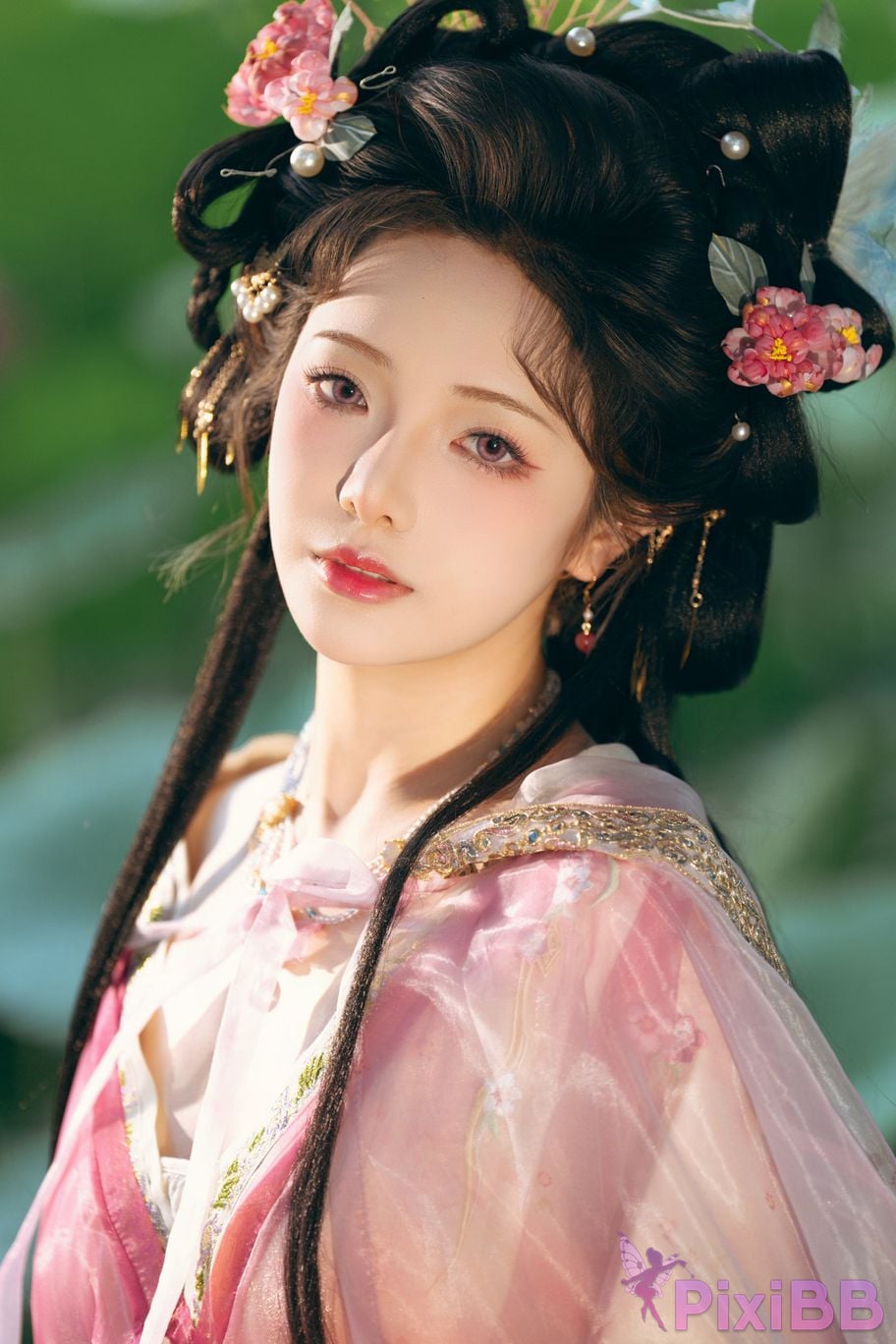 Cosplay Wenmei is unreasonable I wish you a happy Mid Autumn Festival owo PixiBB.COM 006