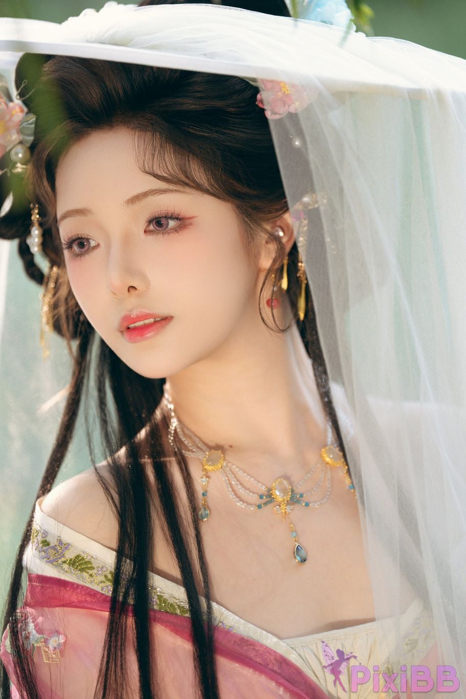 Cosplay Wenmei is unreasonable I wish you a happy Mid Autumn Festival owo PixiBB.COM 015