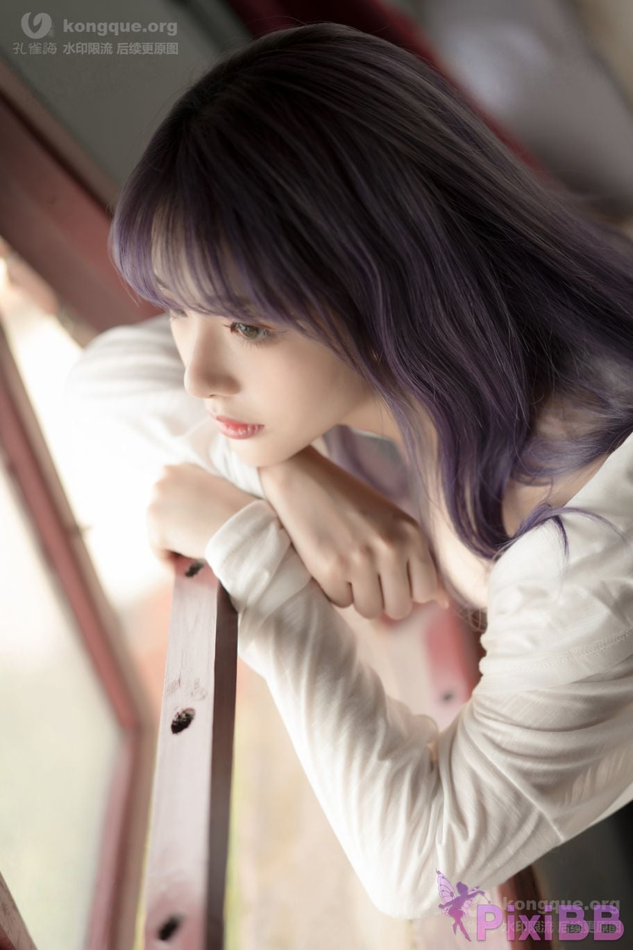 Cosplay Wenmei is unreasonable Rooftop Japanese style PixiBB.COM 013