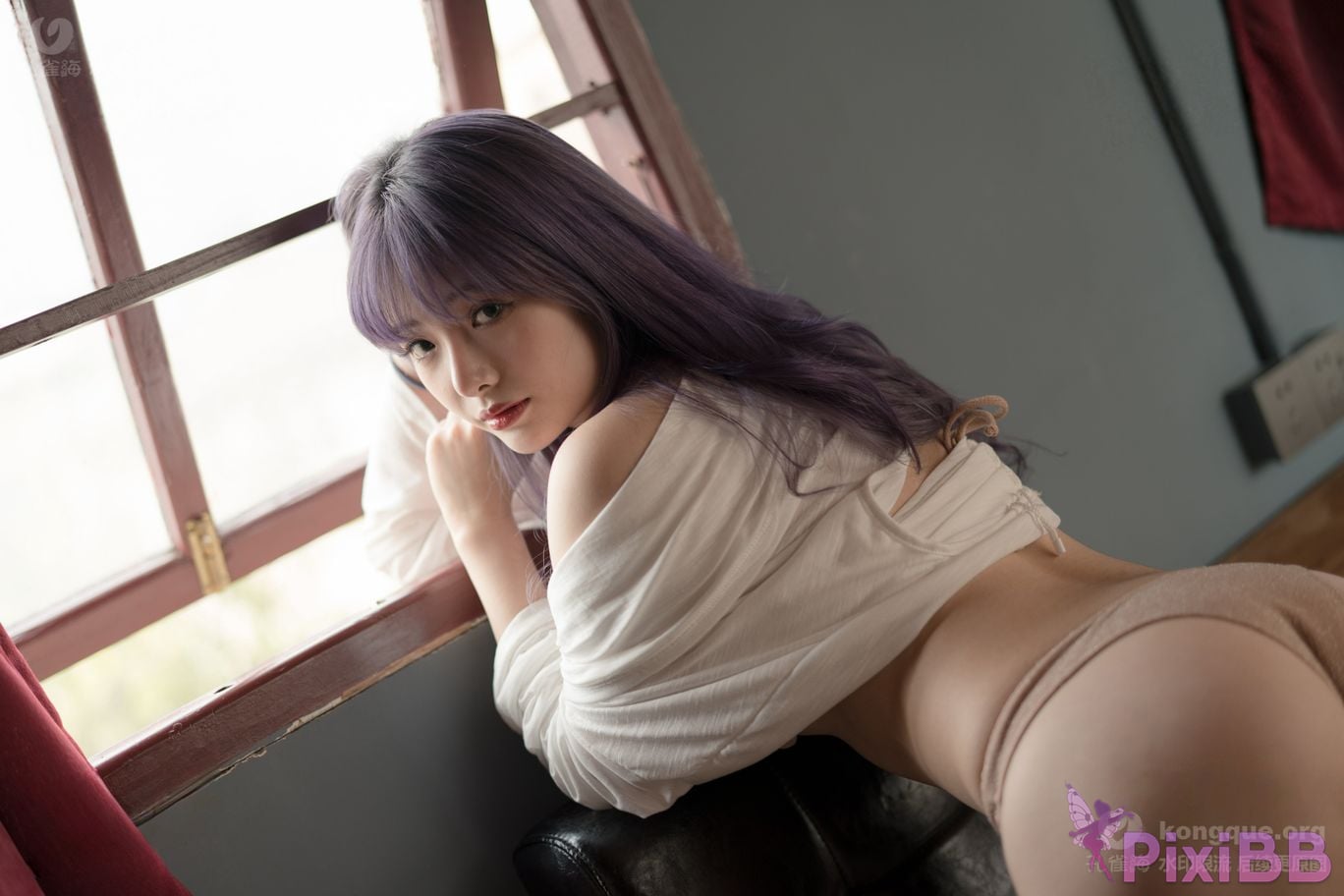 Cosplay Wenmei is unreasonable Rooftop Japanese style PixiBB.COM 020