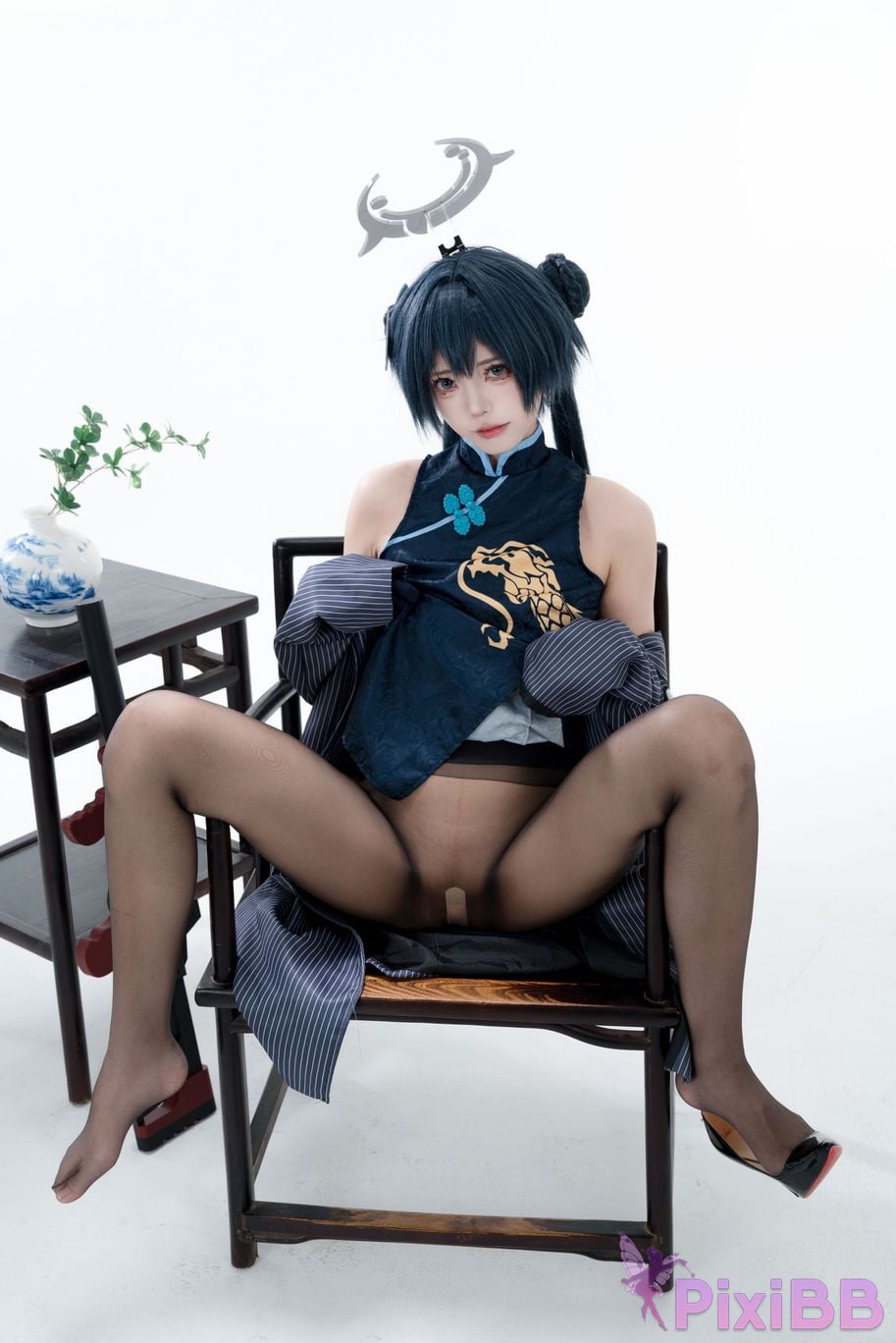 Cosplayer Your face is round and Azure Files Concubine Longhua PixiBB.COM 013