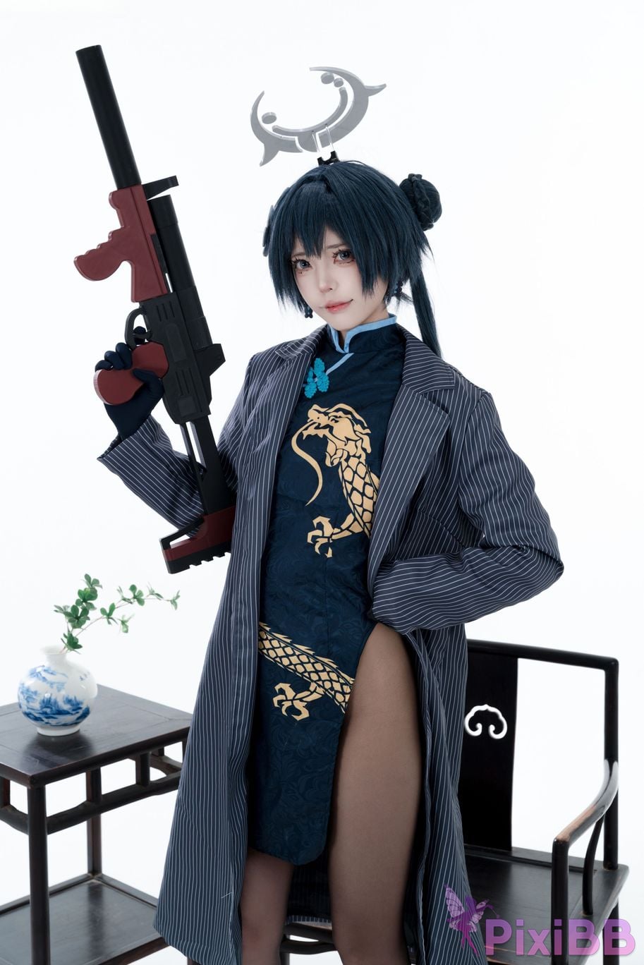 Cosplayer Your face is round and Azure Files Concubine Longhua PixiBB.COM 024