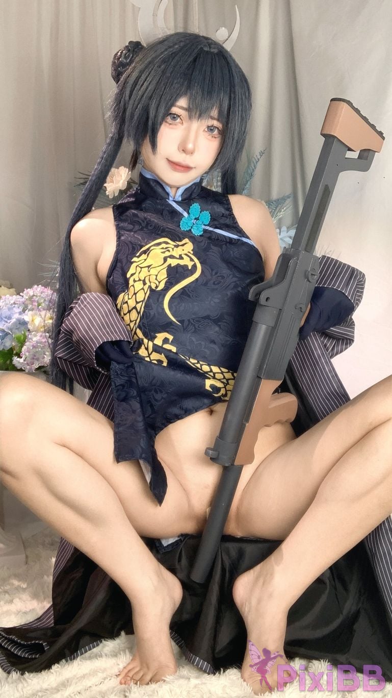 Cosplayer Your face is round and Azure Files Concubine Longhua PixiBB.COM 030