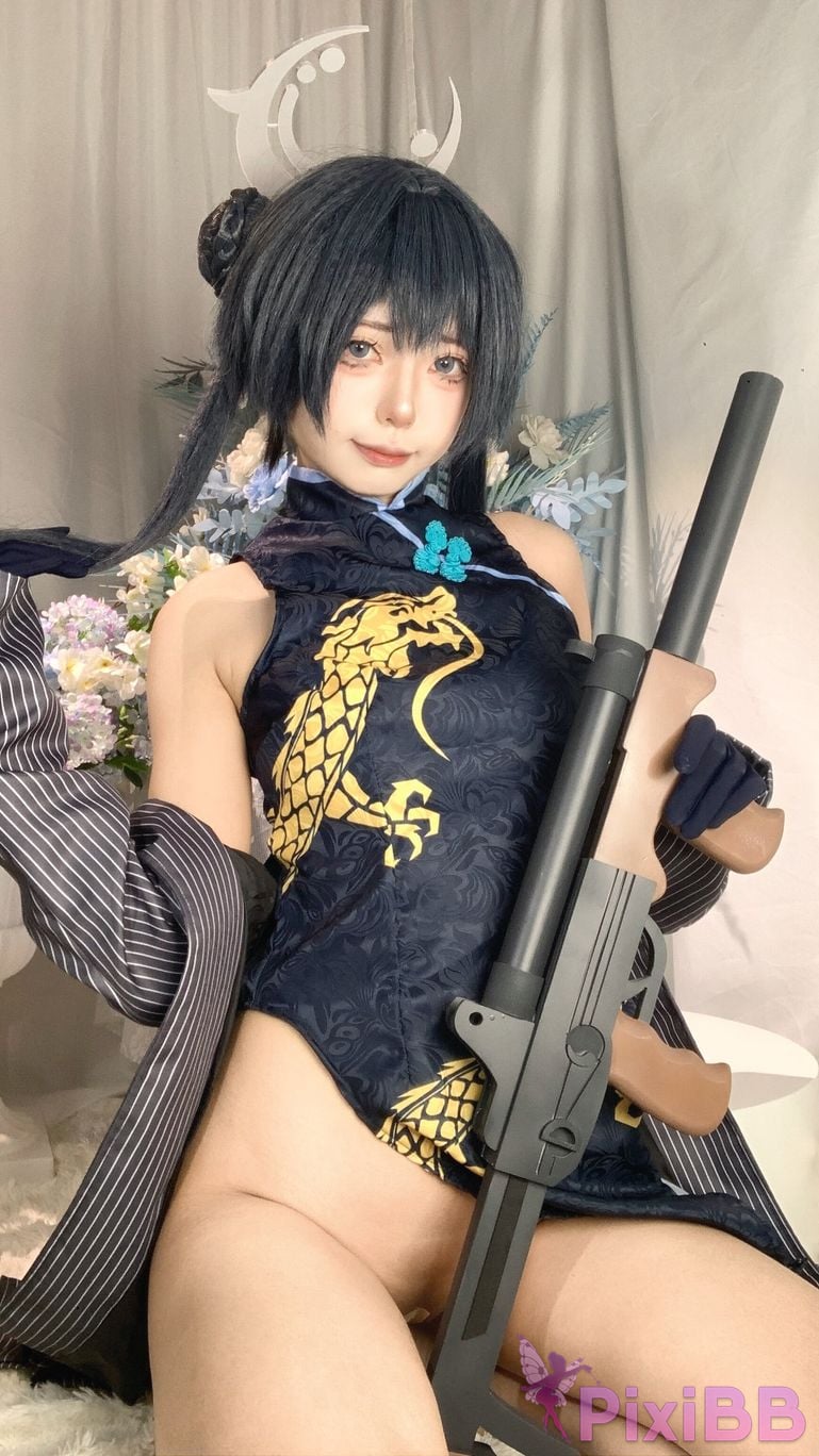 Cosplayer Your face is round and Azure Files Concubine Longhua PixiBB.COM 033