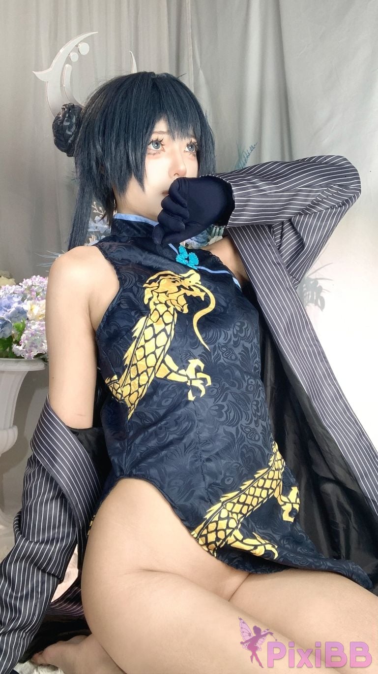 Cosplayer Your face is round and Azure Files Concubine Longhua PixiBB.COM 034