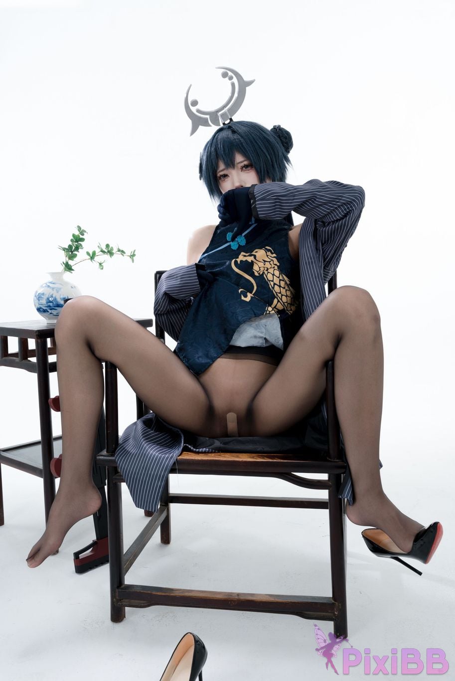 Cosplayer Your face is round and Azure Files Concubine Longhua PixiBB.COM 035