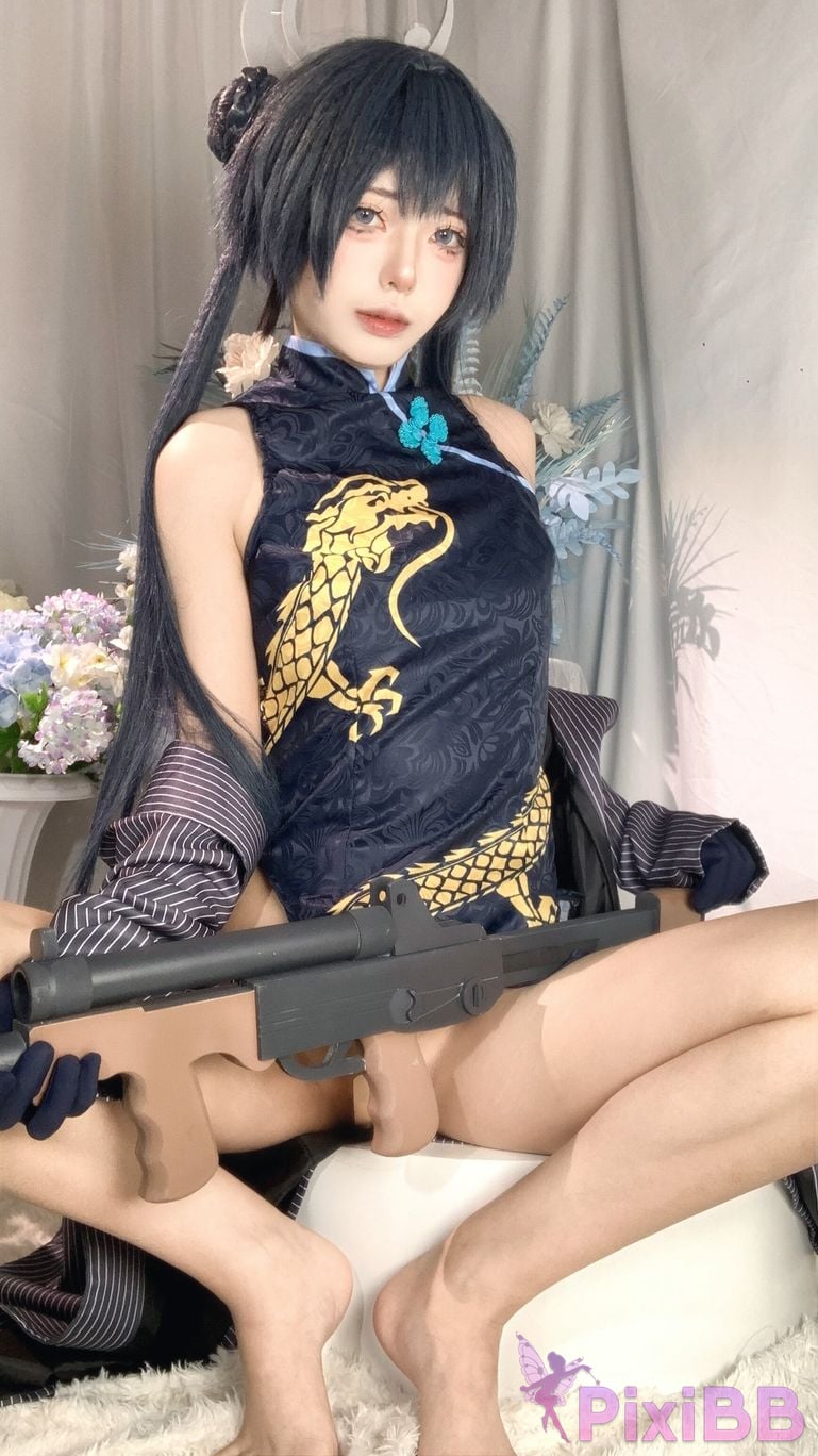 Cosplayer Your face is round and Azure Files Concubine Longhua PixiBB.COM 041