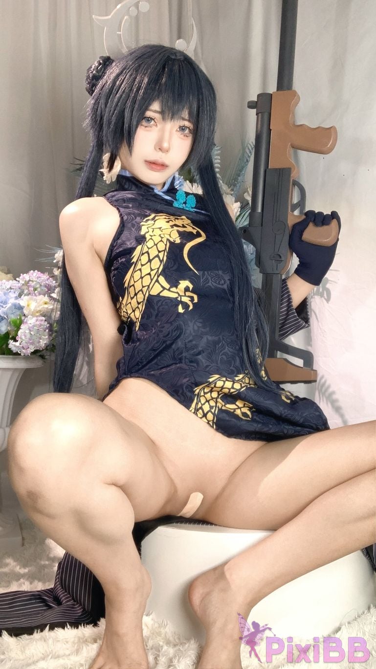 Cosplayer Your face is round and Azure Files Concubine Longhua PixiBB.COM 053