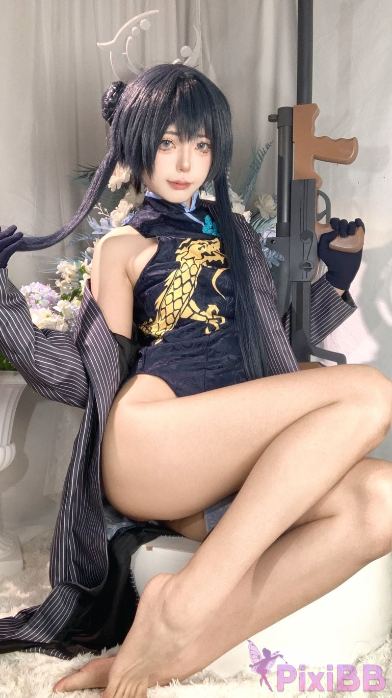 Cosplayer Your face is round and Azure Files Concubine Longhua PixiBB.COM 055