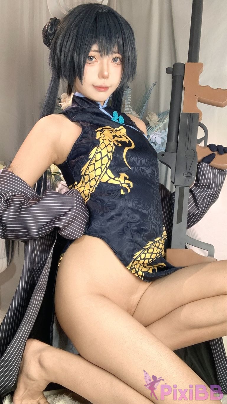 Cosplayer Your face is round and Azure Files Concubine Longhua PixiBB.COM 058