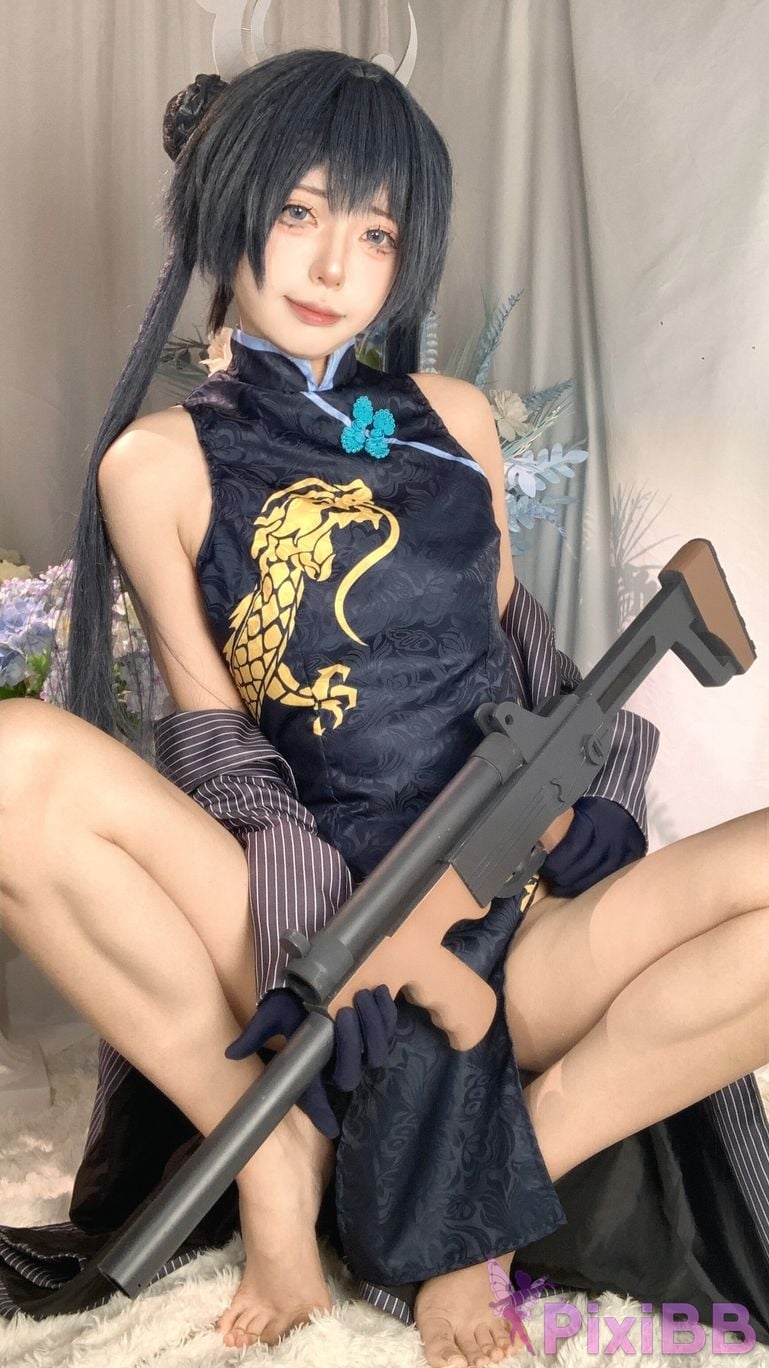 Cosplayer Your face is round and Azure Files Concubine Longhua PixiBB.COM 061