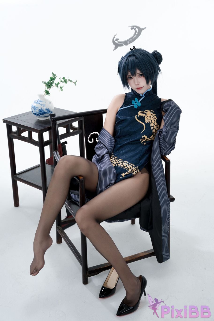 Cosplayer Your face is round and Azure Files Concubine Longhua PixiBB.COM 064