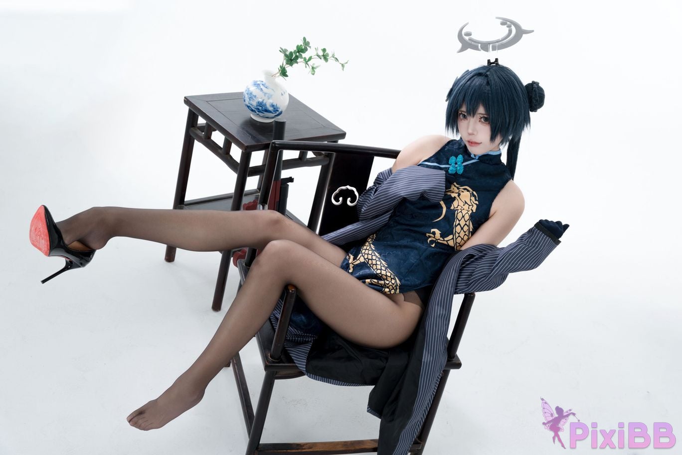 Cosplayer Your face is round and Azure Files Concubine Longhua PixiBB.COM 065