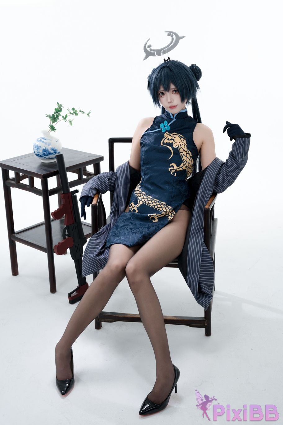 Cosplayer Your face is round and Azure Files Concubine Longhua PixiBB.COM 066