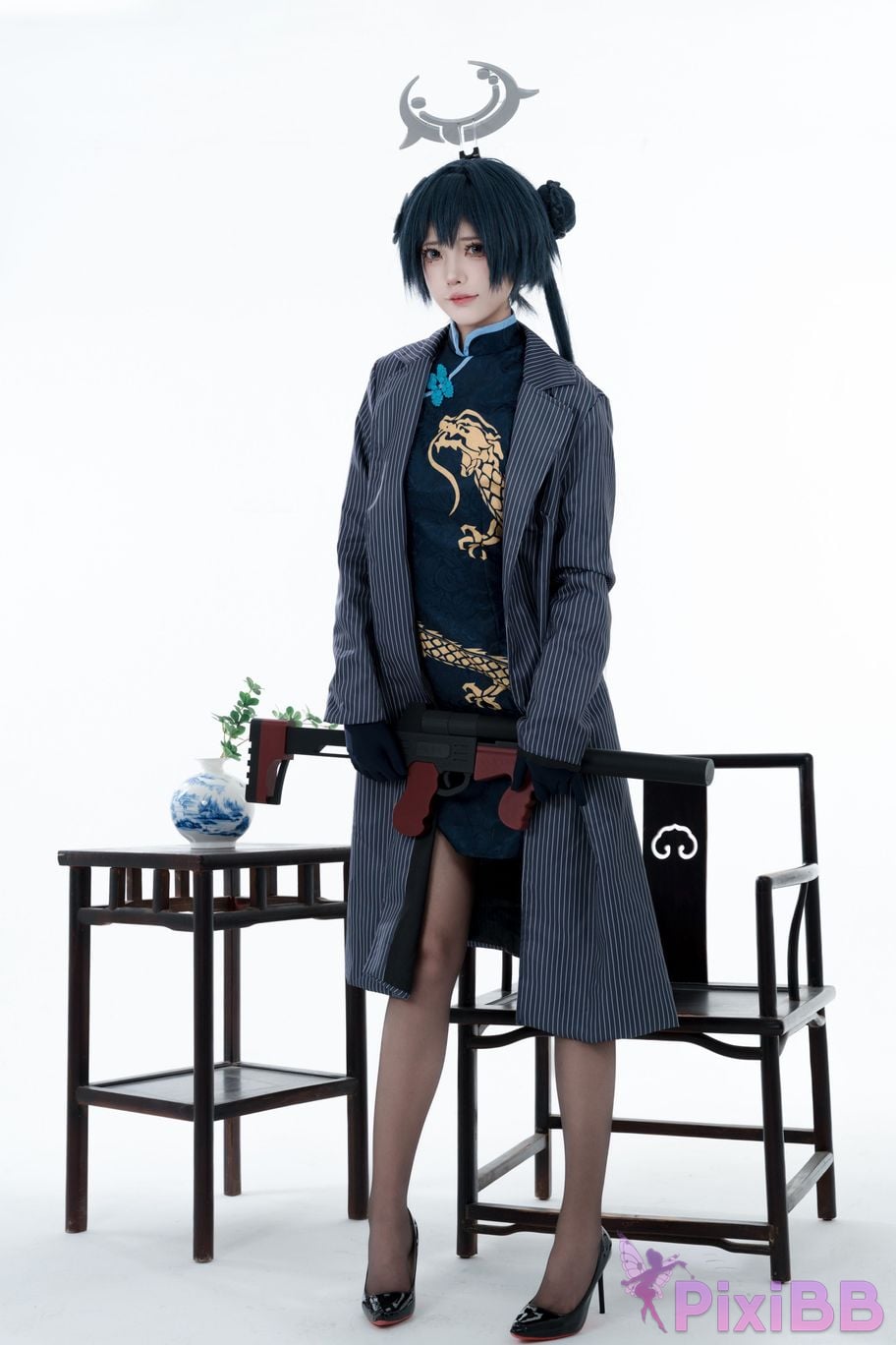 Cosplayer Your face is round and Azure Files Concubine Longhua PixiBB.COM 070