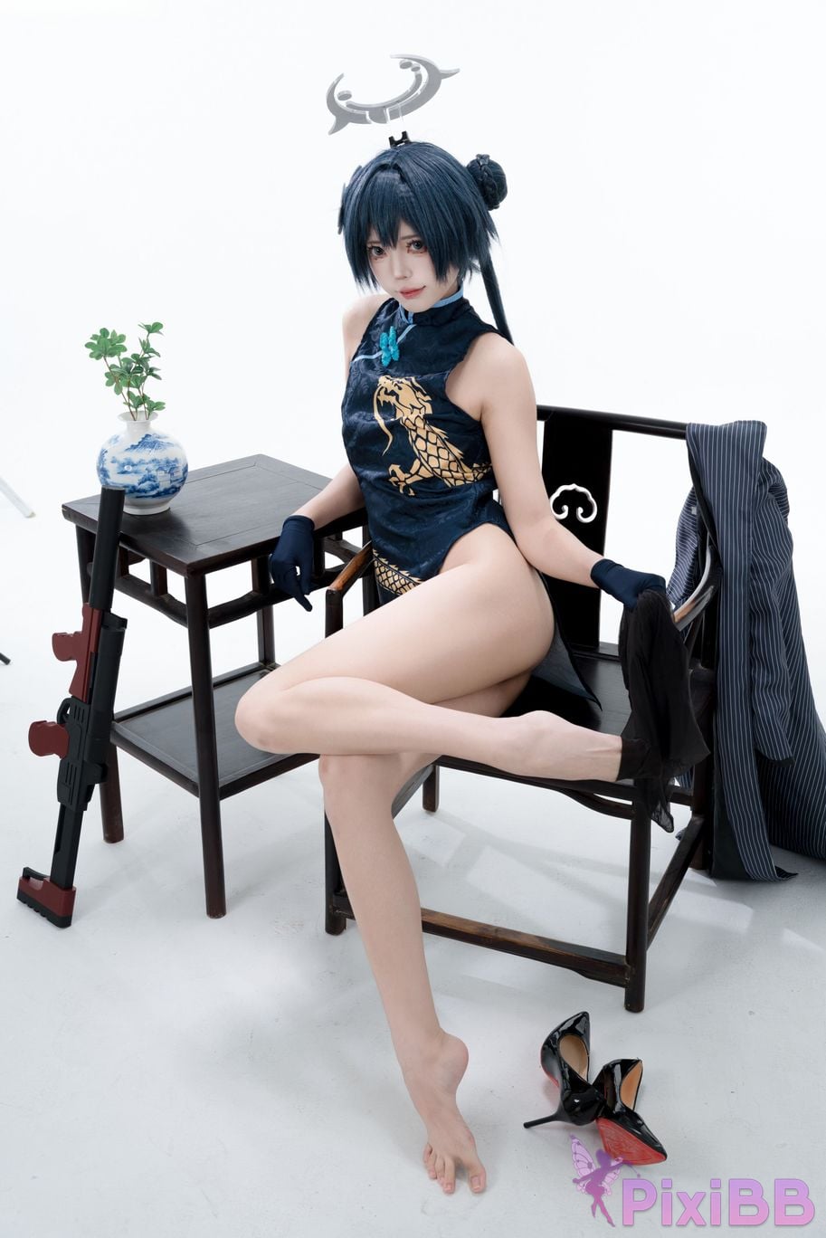 Cosplayer Your face is round and Azure Files Concubine Longhua PixiBB.COM 084