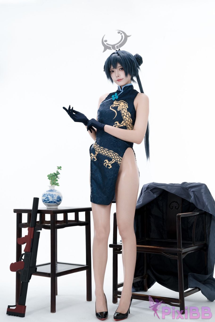 Cosplayer Your face is round and Azure Files Concubine Longhua PixiBB.COM 085