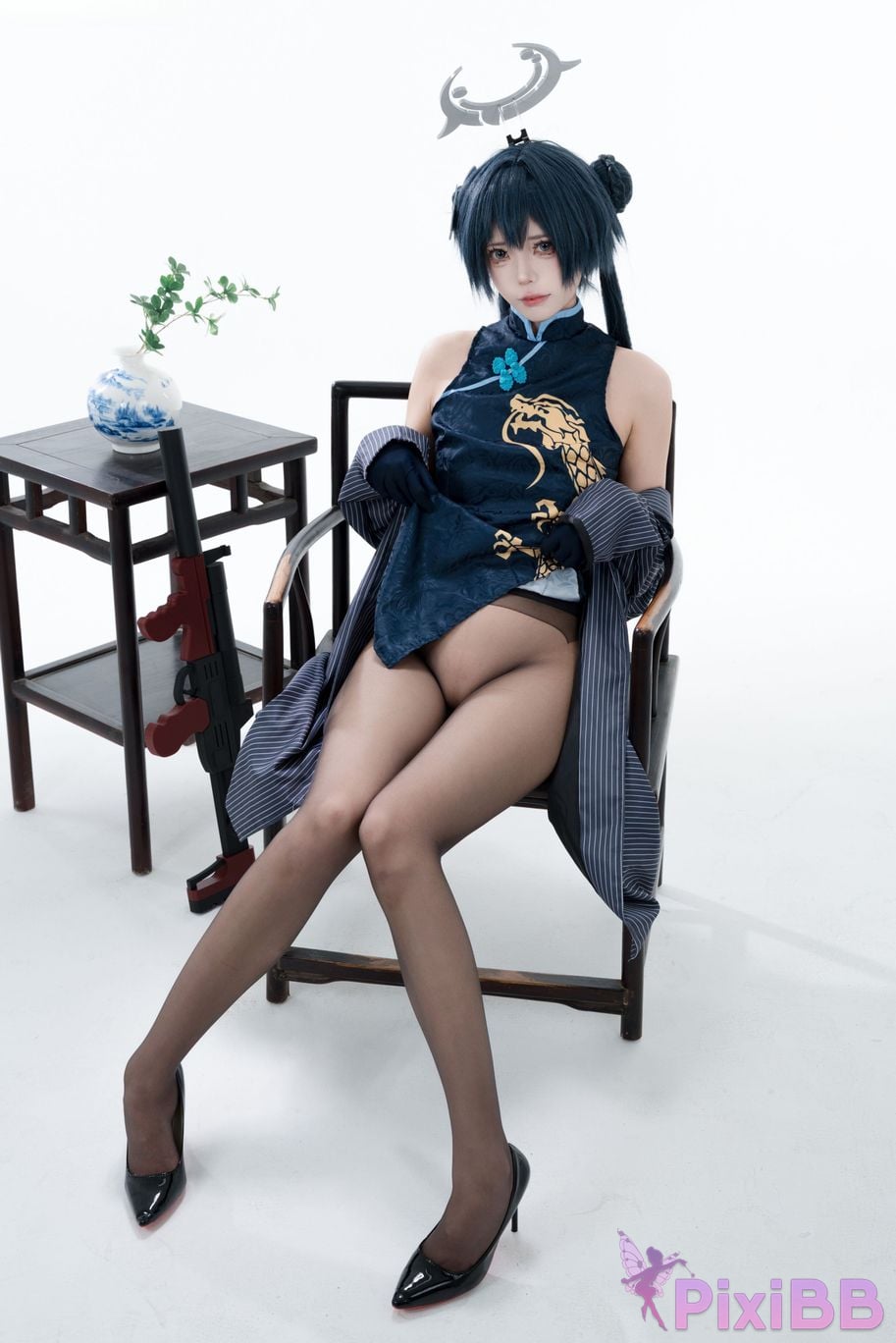 Cosplayer Your face is round and Azure Files Concubine Longhua PixiBB.COM 088