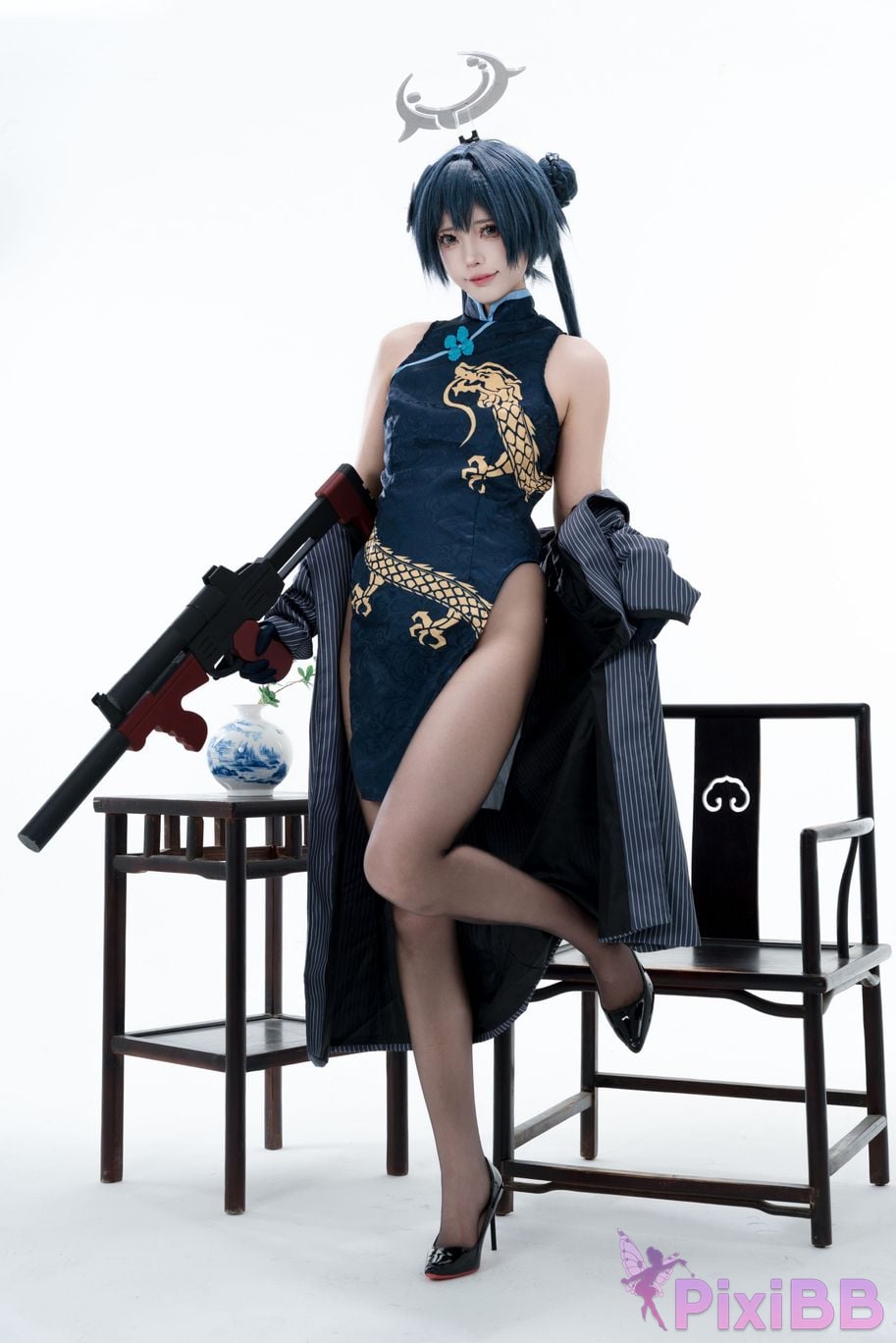 Cosplayer Your face is round and Azure Files Concubine Longhua PixiBB.COM 094