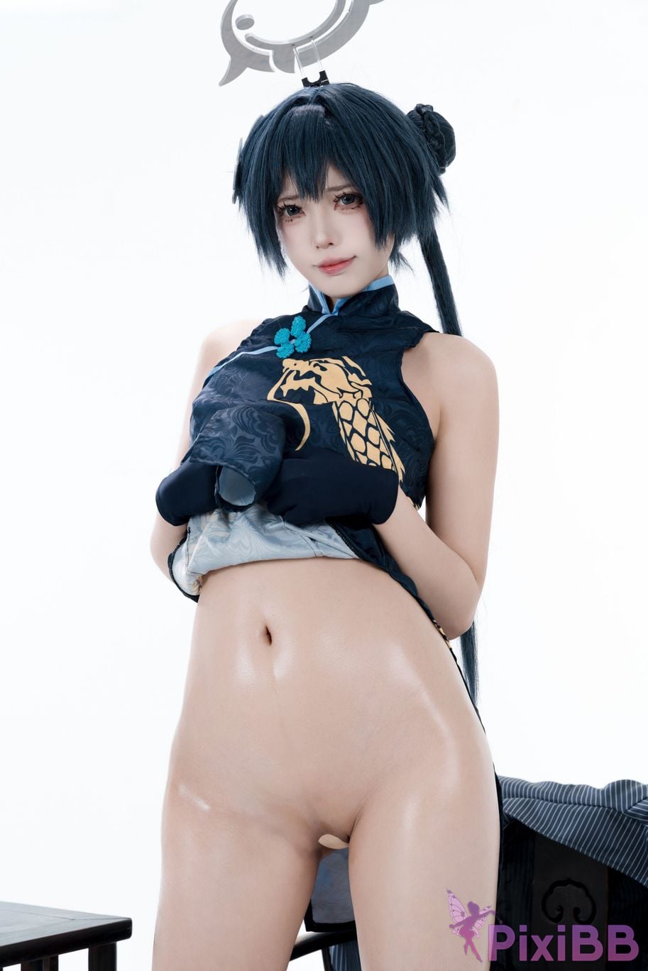 Cosplayer Your face is round and Azure Files Concubine Longhua PixiBB.COM 095