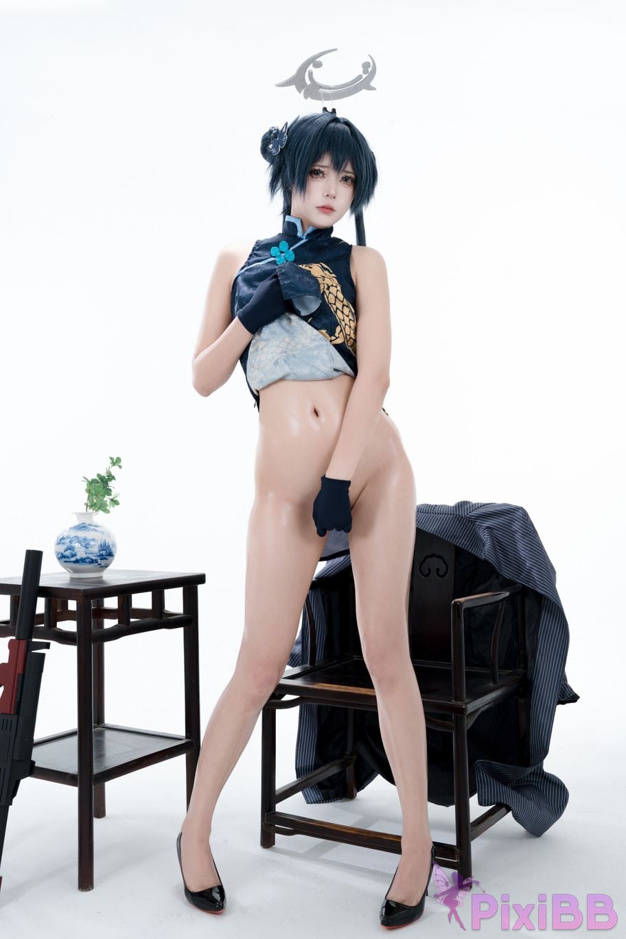 Cosplayer Your face is round and Azure Files Concubine Longhua PixiBB.COM 097