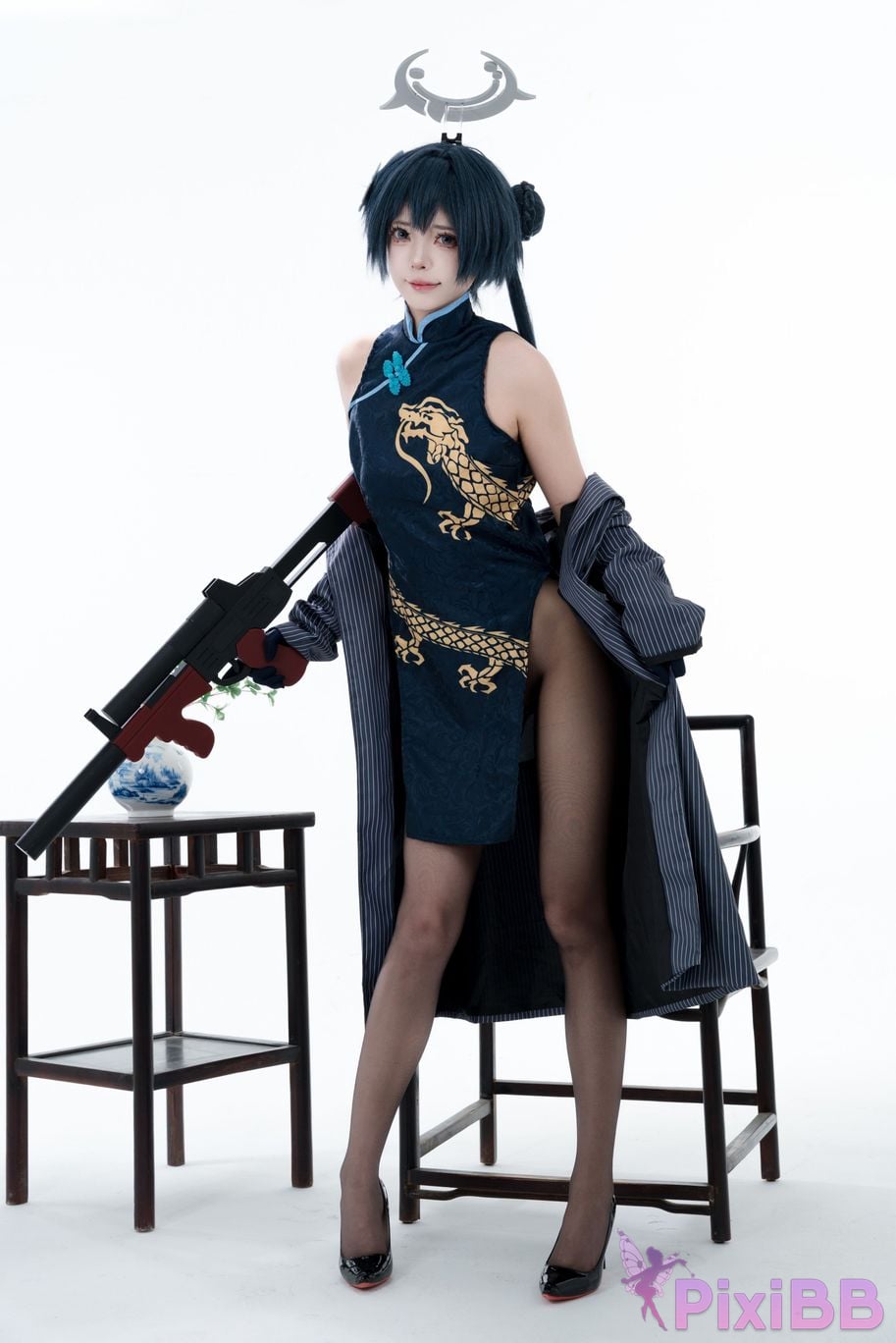 Cosplayer Your face is round and Azure Files Concubine Longhua PixiBB.COM 106