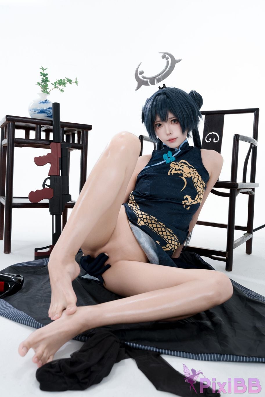 Cosplayer Your face is round and Azure Files Concubine Longhua PixiBB.COM 113