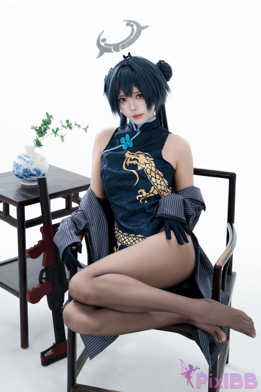 Cosplayer Your face is round and Azure Files Concubine Longhua PixiBB.COM 121